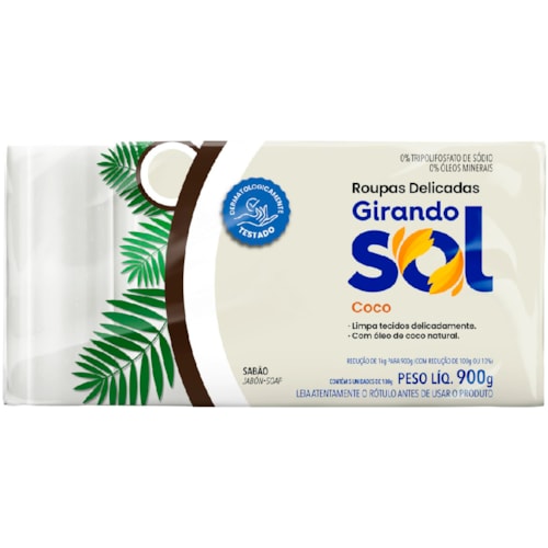 Sabão Girando Sol Coco 900g