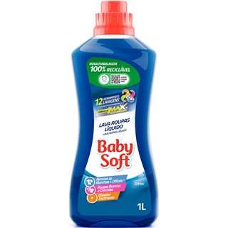 Sabão Líquido Baby Soft Max Performance Azul 1L