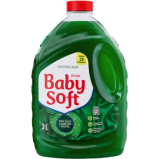 Sabão Líquido Baby Soft Maxx Verde 3L