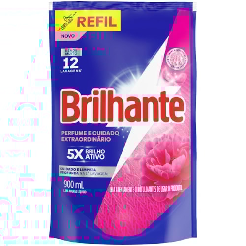Sabão Líquido Brilhante Perfume e Cuidado Extraordinário 900ml