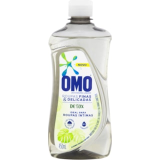 Sabão Líquido Omo Detox Roupas Finas e Delicadas 450ml