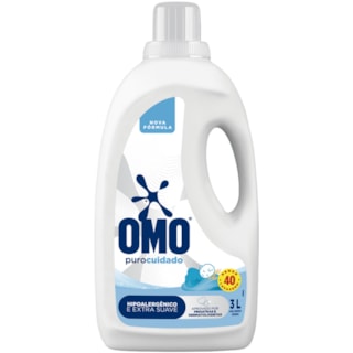 Sabão Líquido Omo Puro Cuidado 3L