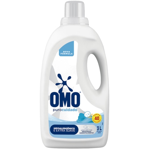 Sabão Líquido Omo Puro Cuidado 3L