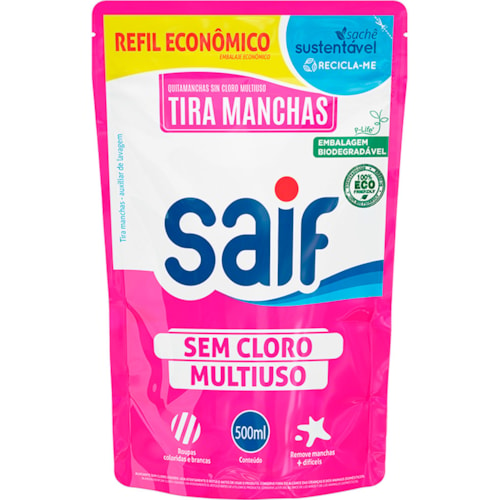 Sabão Líquido Saif Sem Cloro 500ml