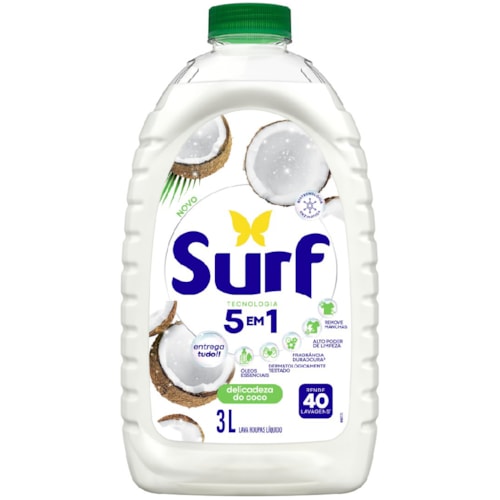 Sabão Líquido Surf Delicadeza do Coco 3L