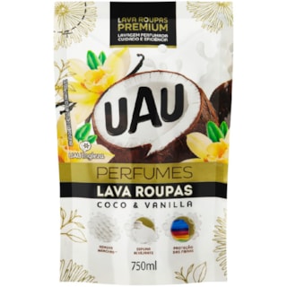 Sabão Líquido Uau Coco e Vanilla Sachet 750ml