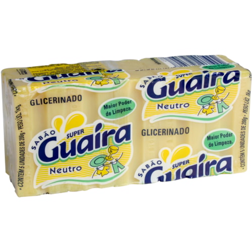 Sabão Neutro águaíra 5x200g
