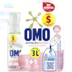 Sabão Omo Micelar Líquido Concentrado 500ml + Garrafa para Diluir