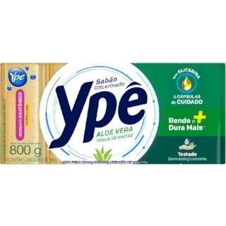 Sabão Ypê Em Barra Aloe Vera 5X160g
