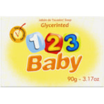 Sabonete 123 Baby Glicerinado em Barra 90g