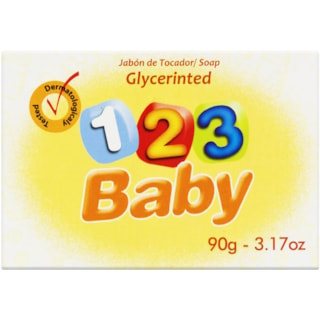Sabonete 123 Baby Glicerinado em Barra 90g