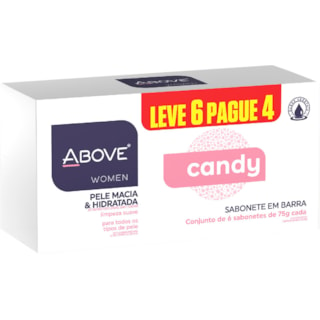 Sabonete Above Candy em Barra 75g L6P4