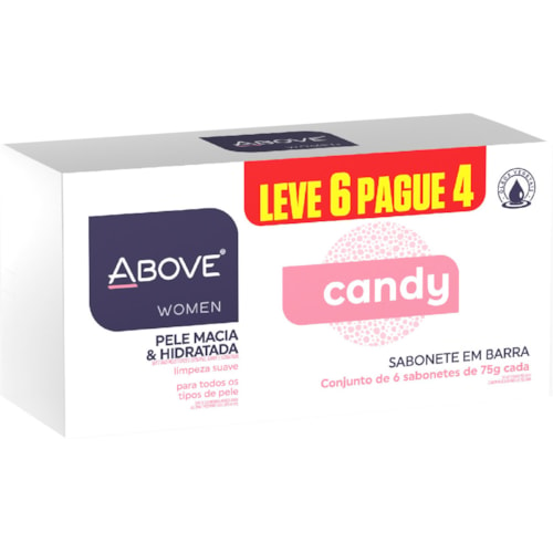 Sabonete Above Candy em Barra 75g L6P4