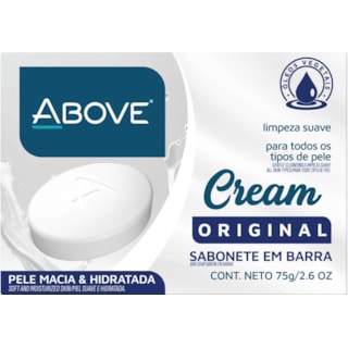 Sabonete Above Cream Original Em Barra 75g