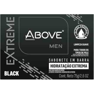 Sabonete Above Men Extreme Black Em Barra 75g