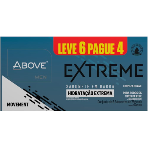 Sabonete Above Men Extreme Movement 75g L6P4