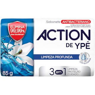 Sabonete Action de Ypê Limpeza Profunda Em Barra 85g