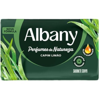 Sabonete Albany Capim Limão em Barra 80g
