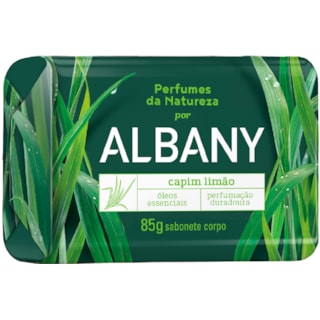 Sabonete Albany Capim Limão em Barra 85g