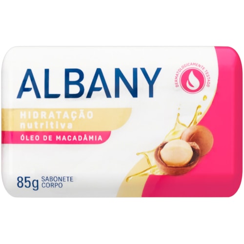 Sabonete Albany Hidratação Nutritiva em Barra 85g