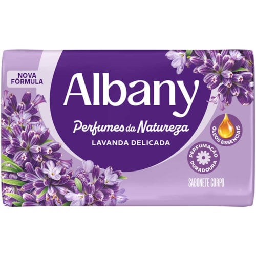 Sabonete Albany Lavanda Delicada Barra 80g