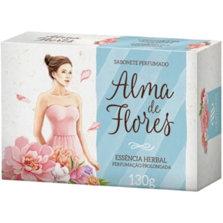 Sabonete Alma de FLores Essencia Herbal Barra 130g