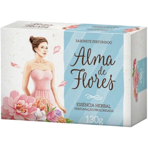 Sabonete Alma de FLores Essencia Herbal Barra 130g