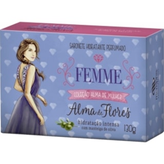 Sabonete Alma de Flores Femme em Barra 130g