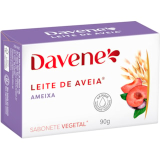 Sabonete Davene Leite de Aveia Ameixa Em Barra 90g