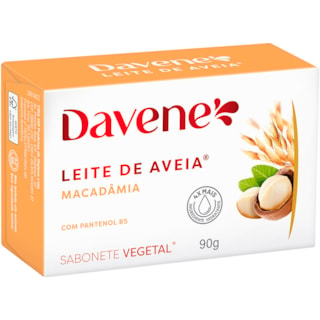 Sabonete Davene Leite de Aveia Macadâmia Em Barra 90g