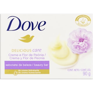 Sabonete Dove Barra Creme e Flor de Peônia 90g