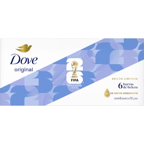 Sabonete Dove Original Em Barra 6Un 90g