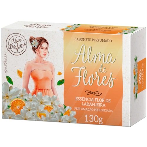 Sabonete em Barra Alma de Flores Flor de Laranjeira 130g