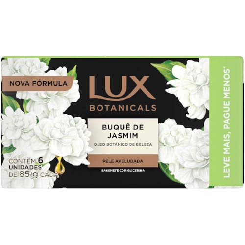 Sabonete em Barra Lux Botanic Buquê de Jasmim 6x85g Leve + Pague -