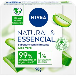 Sabonete em Barra Nivea Natural&Essencial Aloe Vera 90g