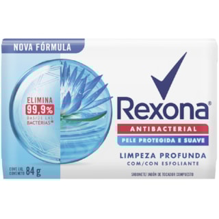 Sabonete em Barra Rexona Limpeza Profunda 84g