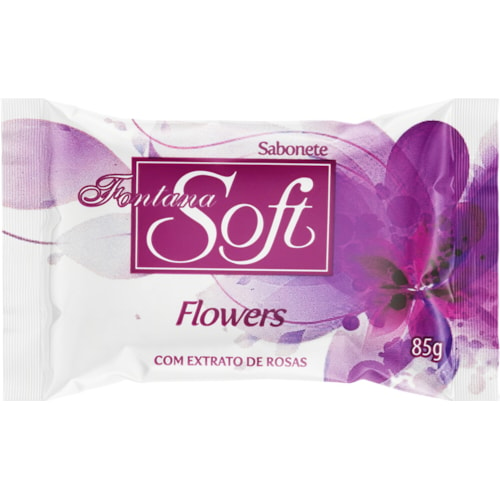 Sabonete Fontana Soft Flowers Extrato de Rosas 85g