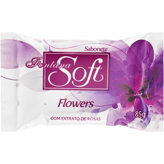 Sabonete Fontana Soft Flowers Extrato de Rosas 85g