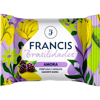 Sabonete Francis Brasilidades Amora Barra 80g