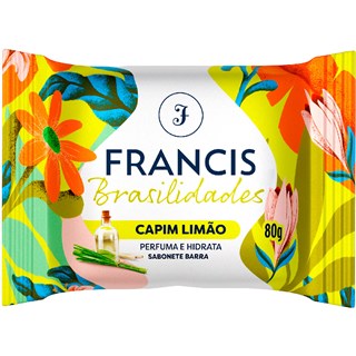 Sabonete Francis Brasilidades Capim Limão Barra 80g