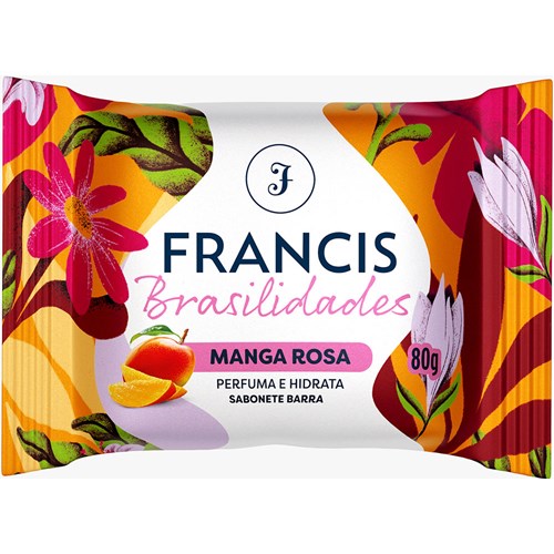 Sabonete Francis Brasilidades Manga Rosa Barra 80g