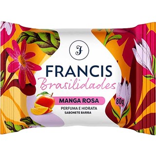 Sabonete Francis Brasilidades Manga Rosa em Barra 6Un 80g