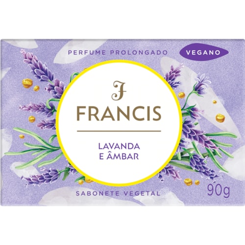 Sabonete Francis Clássico Lavanda e Âmbar em Barra 90g