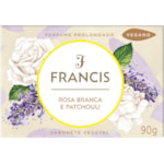 Sabonete Francis Clássico Rosa Branca e Patchouli em Barra 90g