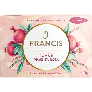 Sabonete Francis Em Barra Romã e Pimenta Rosa 90g