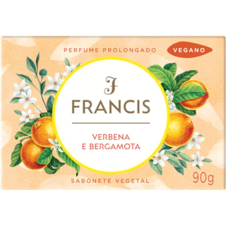 Sabonete Francis em Barra Verbena e Bergamota 90g