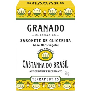 Sabonete Glicerina Granado Terrapeutics Castanha do Brasil em Barra 90
