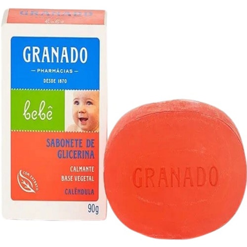 Sabonete Granado Bebê Calêndula de Glicerina em Barra 90g