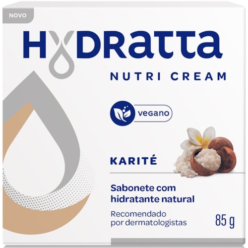 Sabonete Hidratante Hydratta Karité Nutri Cream em Barra 85g