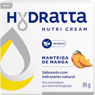 Sabonete Hidratante Hydratta Manteiga de Manga Nutri Cream em Barra 85